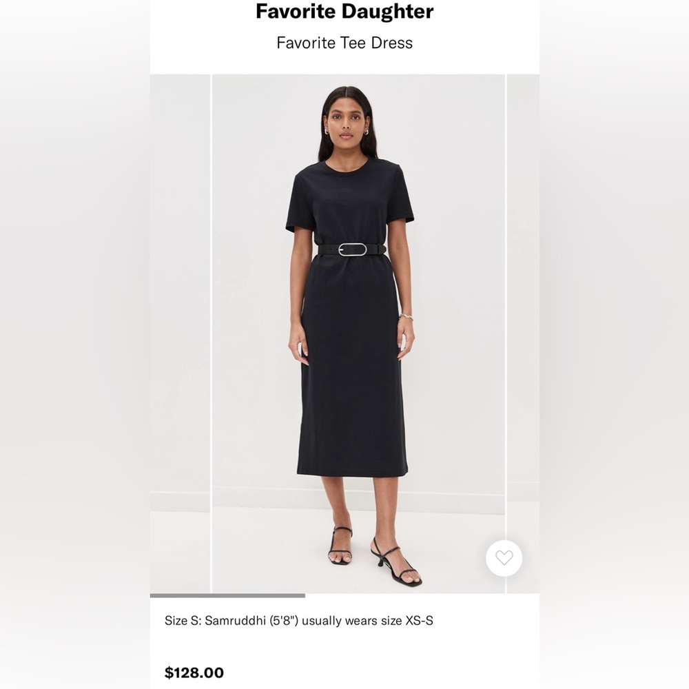 🖤NWT Favorite Daughter 100% organic cotton “Favorite Tee Dress”🖤